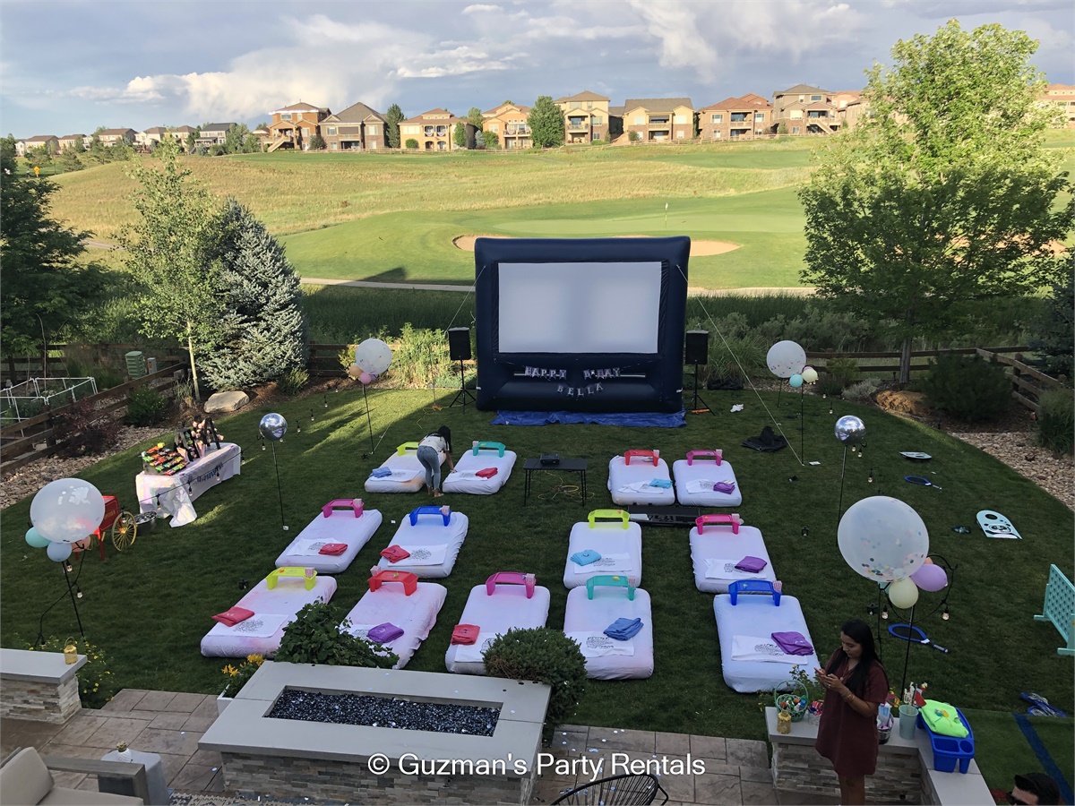 Birthday Party Outdoor Movie Night Seating 7+ Thousand Outdoor