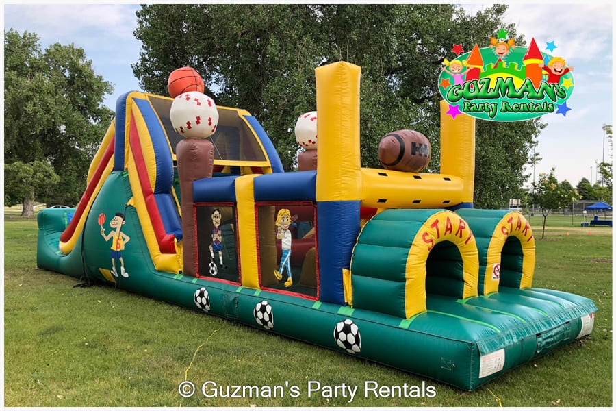 Sport Theme Obstacle Course - Party Rentals in Colorado | Guzman's ...